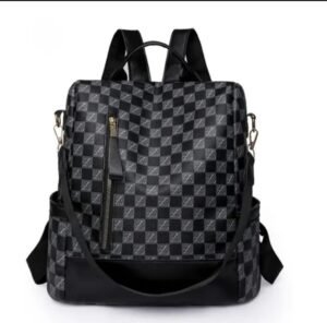 Mochila casual Amto 3 BC.0051 Negro cuadros