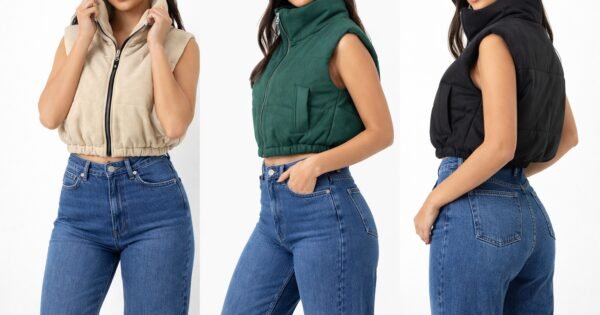 Chaleco puffer corto