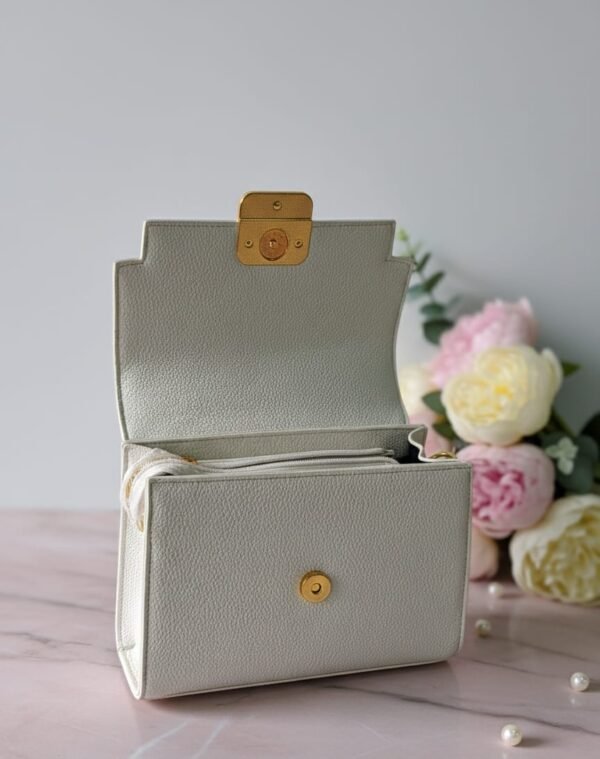 BC0011_blanco nieve_solo1 COD. BC0011 Mini Bolso Estructurado Blanco