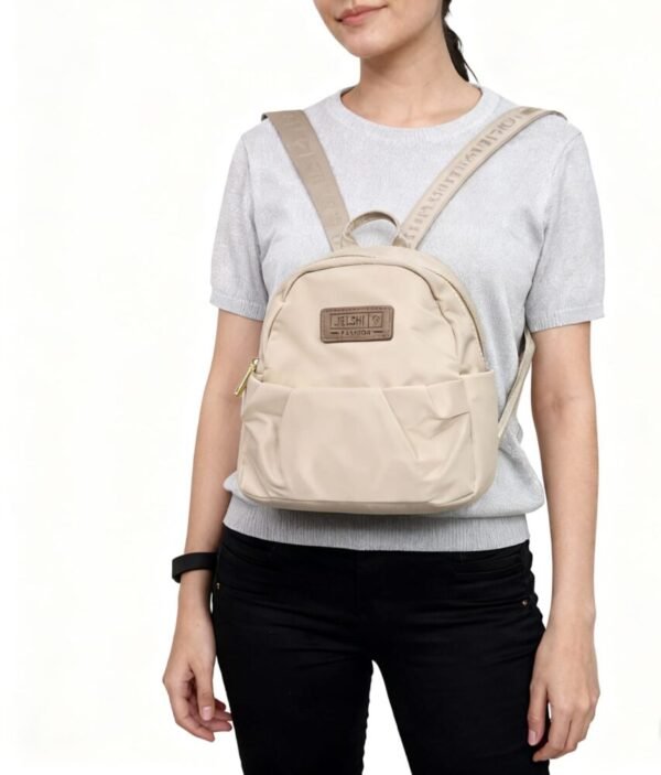 BC0017-beige modelo1 COD. BC0017 Mochila Mini Elegance Beige Urban