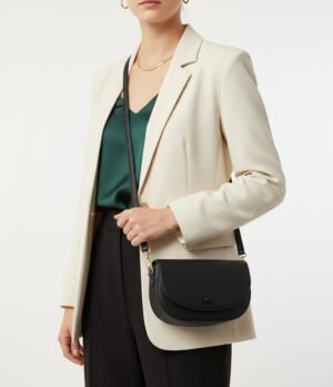 COD. BC0029 Cartera Clásica Negra