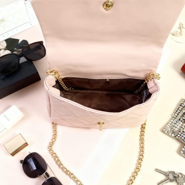 COD. BC0033 Cartera Acolchada Rosa Pastel