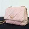 COD. BC0033 Cartera Acolchada Rosa Pastel