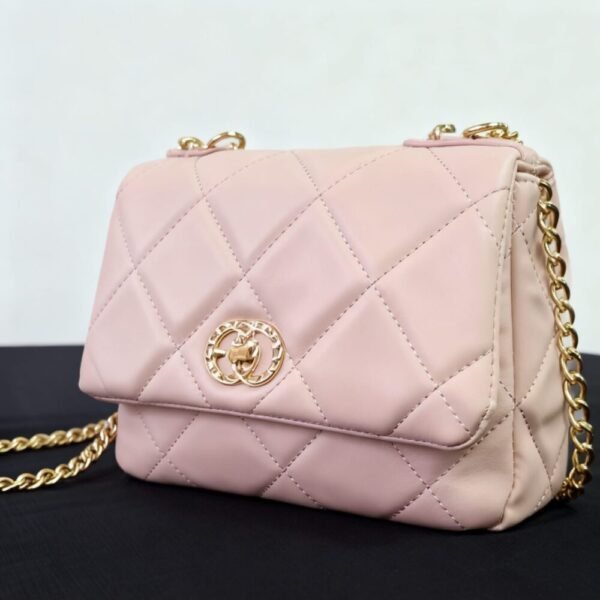 COD. BC0033 Cartera Acolchada Rosa Pastel